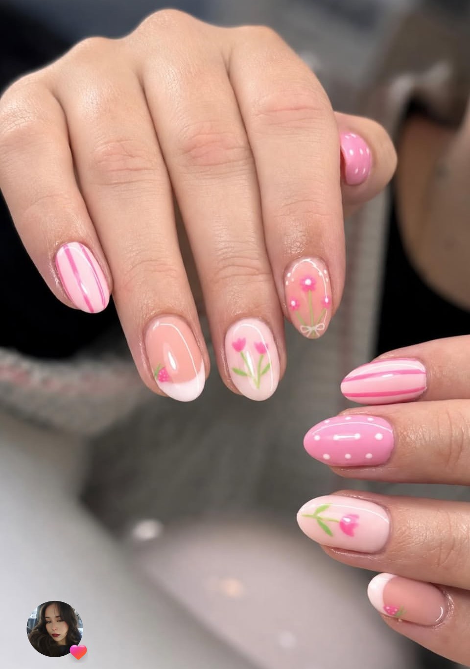 Tulip and strawberry art